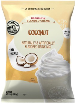 Big Train Dragonfly Coconut Creme Frappe Mix 3.5 lb Bag
