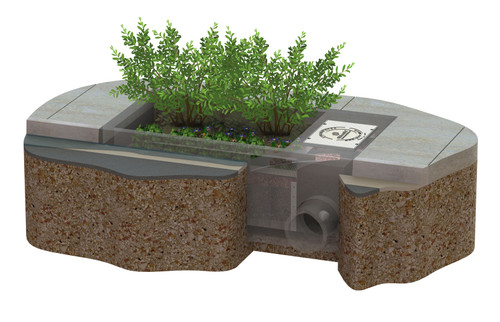 BioPod Planter with StormMix Media