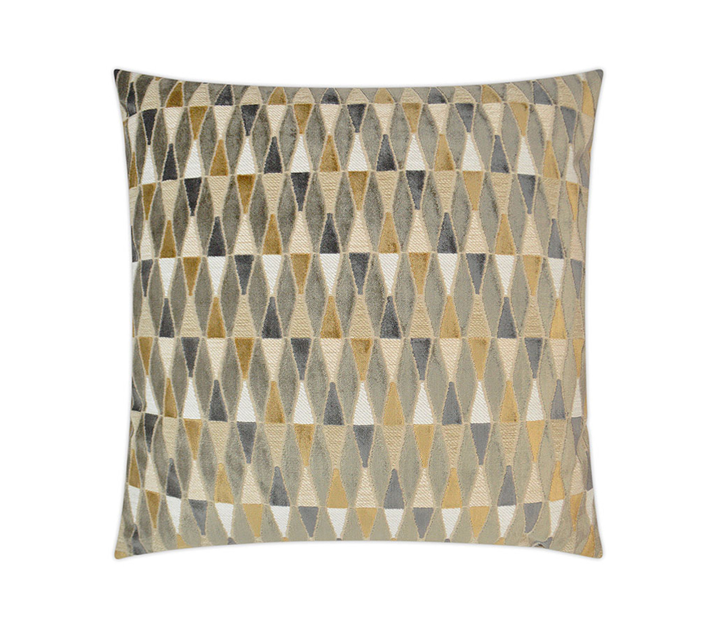 Mosaic PillowGrey/Mustard Kasala
