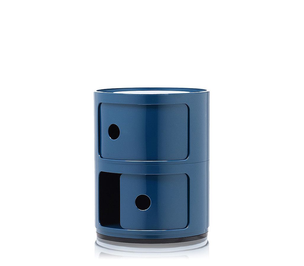Clearance Kartell Componibili2 DrawerBlue Kasala