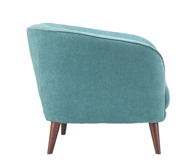 Emma Fabric Arm Chair-Blue