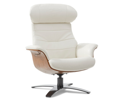 Relax Leather Recliner-White