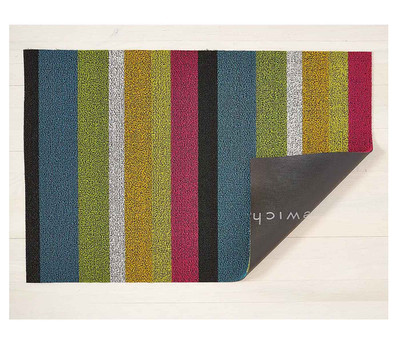 Chilewich Utility Floor Mat-Multi Bold Stripe