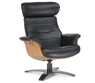 Relax Leather Recliner-Black