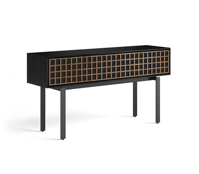 BDI Interval Console-7246-Black Ash/Walnut
