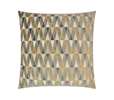 Mosaic Pillow-Grey/Mustard