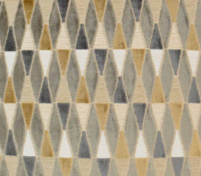 Mosaic Pillow-Grey/Mustard