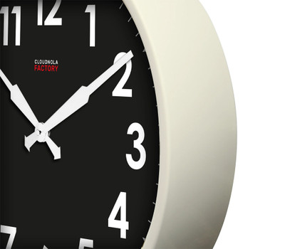 Factory Wall Clock-White