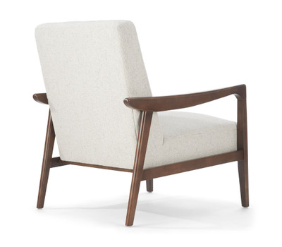 Emilia Fabric Arm Chair-Pebble