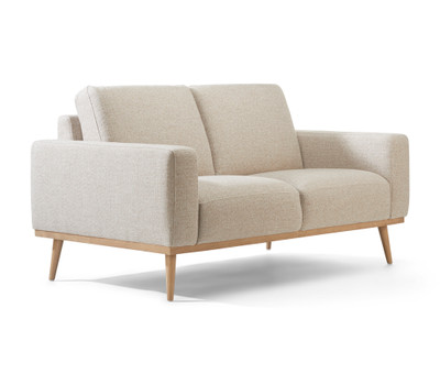 Maria Fabric Loveseat-Tan