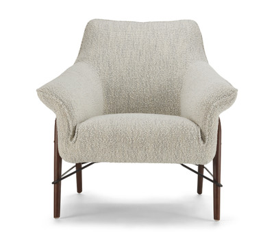 Regatta Fabric Arm Chair-Cloud White
