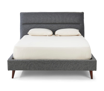 Ballard Upholstered Platform Bed-Carbon