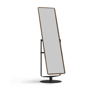 BDI Continuum 3472 Floor Mirror-Walnut