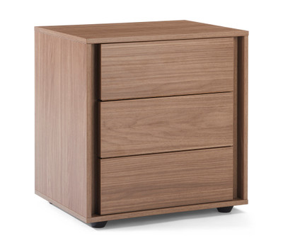 VIP 3 Drawer Nightstand-Walnut