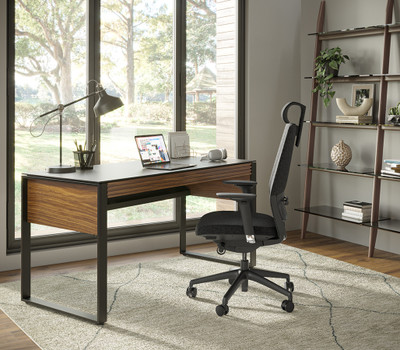 BDI Corridor 6501 Desk-Walnut