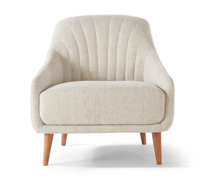 Natuzzi Salina Fabric Chair-Sisal