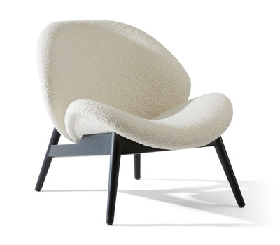Shelby Fabric Chair-Snow White