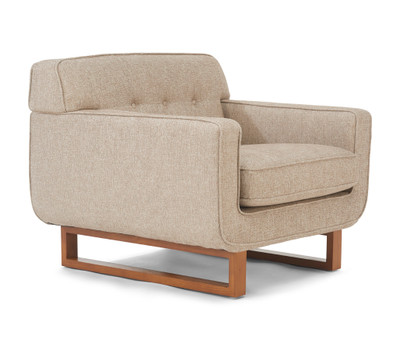 Barkley Fabric Chair-Cocoa