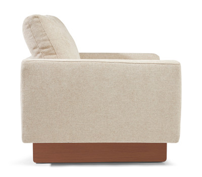 Trento Fabric Chair-Mink