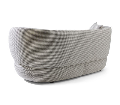 Clearance Delilah Fabric Sofa-Houndstooth