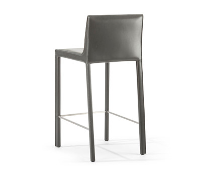 Dark grey counter height stool