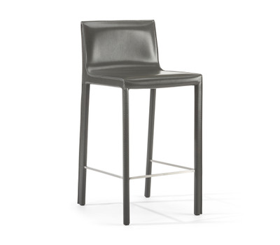 Dark grey counter height stool