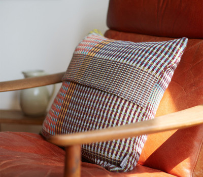 Wallace Sewell Hertha Pillow-Multi basketweave