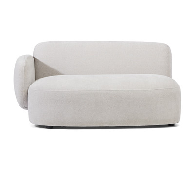 Marion Fabric Cuddle Chaise-Oyster