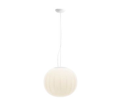 Luceplan Lita 16" Suspension Lamp-Satin Opal