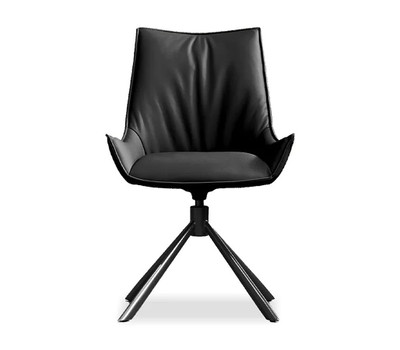 Imola Swivel Leather Dining Chair-Tan - Kasala