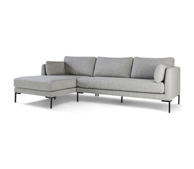 Taylor Fabric Sectional-Platinum
