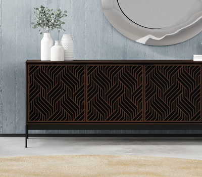 BDI Elements 8709 Console Base-Weave