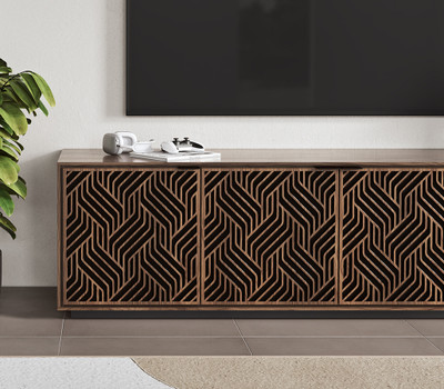 BDI Elements 8703 Rolling Base-Weave