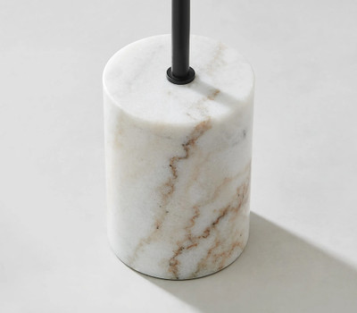 Frank Floor Lamp-Black/Marble