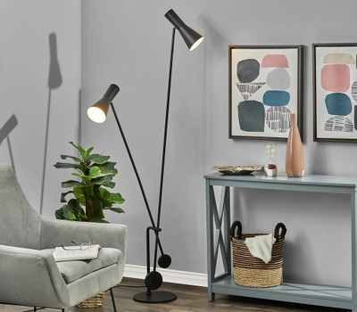 Joan Floor Lamp-Black