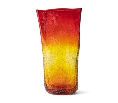 Paper Bag Vase Medium-Tangerine