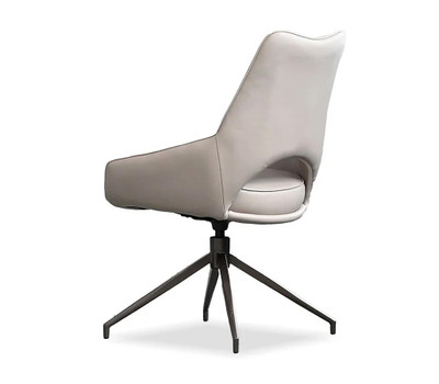 Mila Swivel Dining Chair-Beige