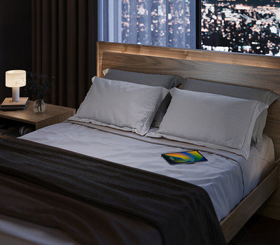 BDI Kava Bed-Walnut