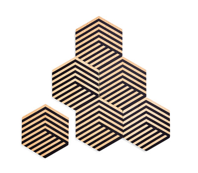 Table Tile Coasters-Optic