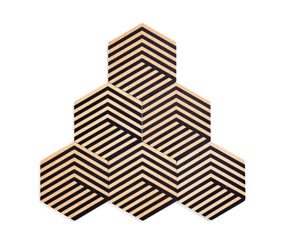 Table Tile Coasters-Optic