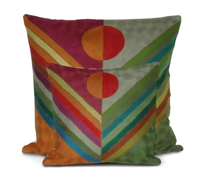 Prairie Earth Sunset Pillow