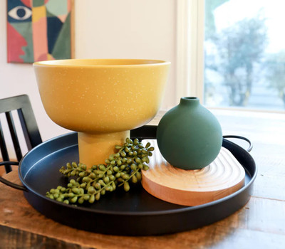 Sonrisa Medium Bowl-Yellow