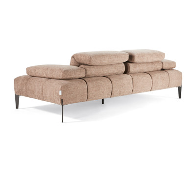 Calia Italia Skyline Fabric Sofa-Taupe