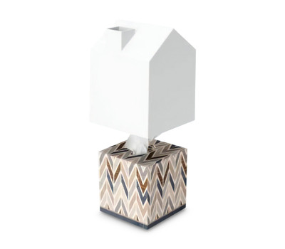 Casa Tissue Box Cover-White