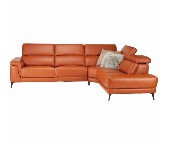 Bergamo 2-Piece Sectional in orange peel