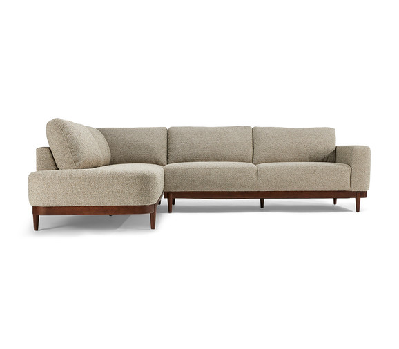 Clearance Verona Fabric Sectional-Moss