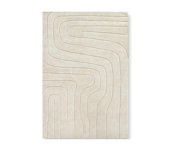 Zen Ivory Rug 5 x 8