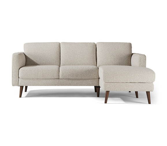 Natuzzi Toronto Fabric Sectional-Flax