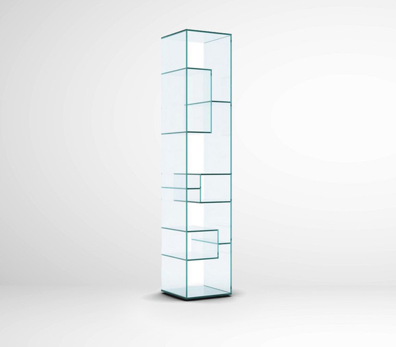 Tonelli Liber B Glass Bookcase