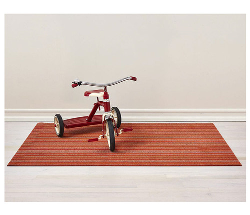 Chilewich Utility Floor Mat-Skinny Stripe-Orange - Kasala